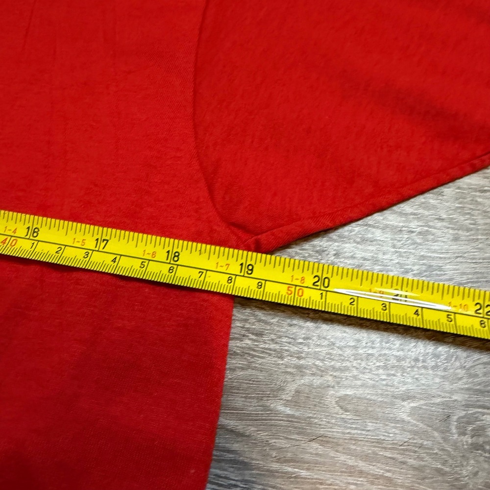 Vintage RARE 80s Rambo First Blood Part II T-Shirt Red Single Stitch USA Made L - Picture 5 of 6